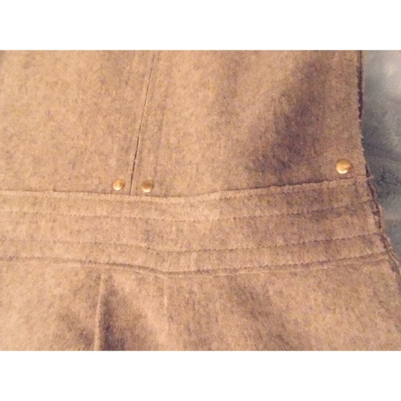 Philosophy di Alberta Ferretti A-Line Dress Tan Sleeveless Minimalist from Italy - Picture 4 of 9